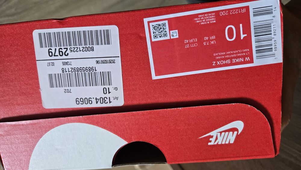 Nike Shox Z 42 номер