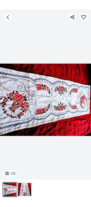 PERETAR  țărănesc cusut la mâna