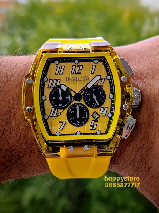 INVICTA Ghost Yellow 47 mm, Инвикта нов ръчен часовник