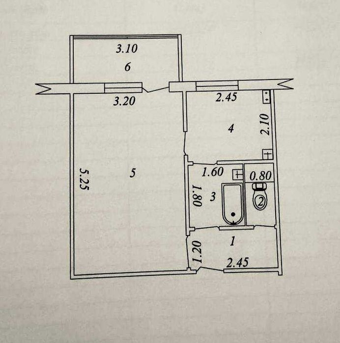 1/1/5 Ялангач - Теннисный Корт - 2-я Линия от дороги