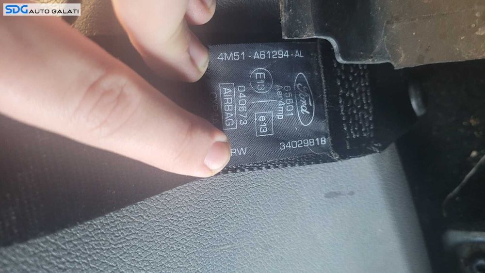 Centura Siguranta Dreapta Fata Pasager Ford Focus 2 2004 - 2010 Cod 4M51-A61294-AL [C2600]