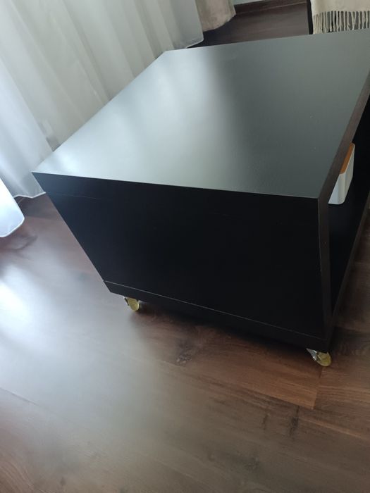 Masuta cafea - neagra - 55x55x45h