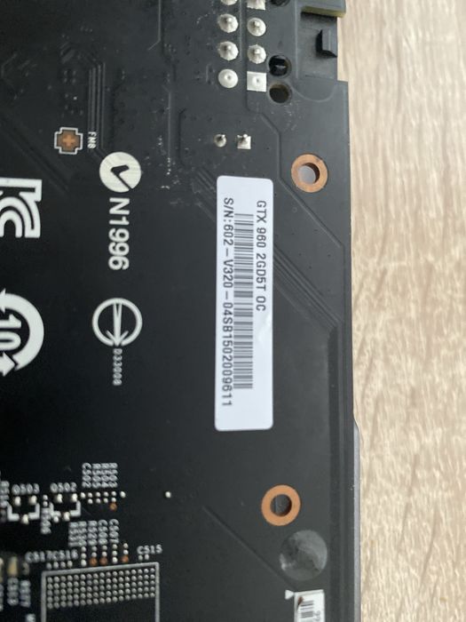 Placa video defecta Gtx960 2gb