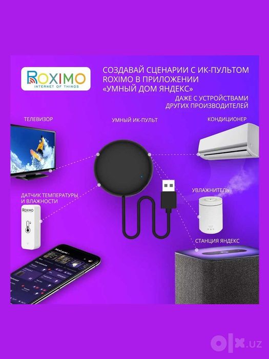 Умный пульт ДУ ROXIMO RMIR01