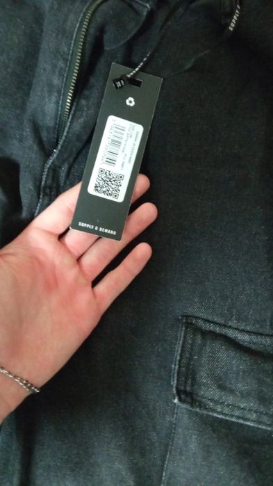 Карго дънки черни