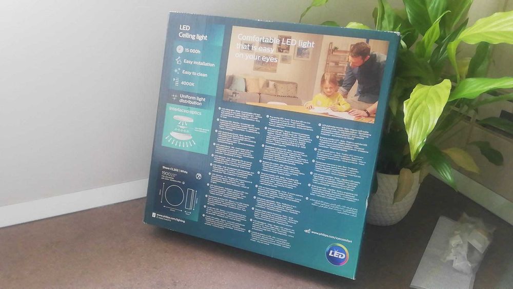 Vand 2 Plafoniere LED Phillips, 17W, 1900lm, lumina neutra