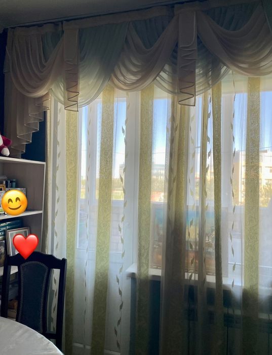 Тюль в зал (комплект)