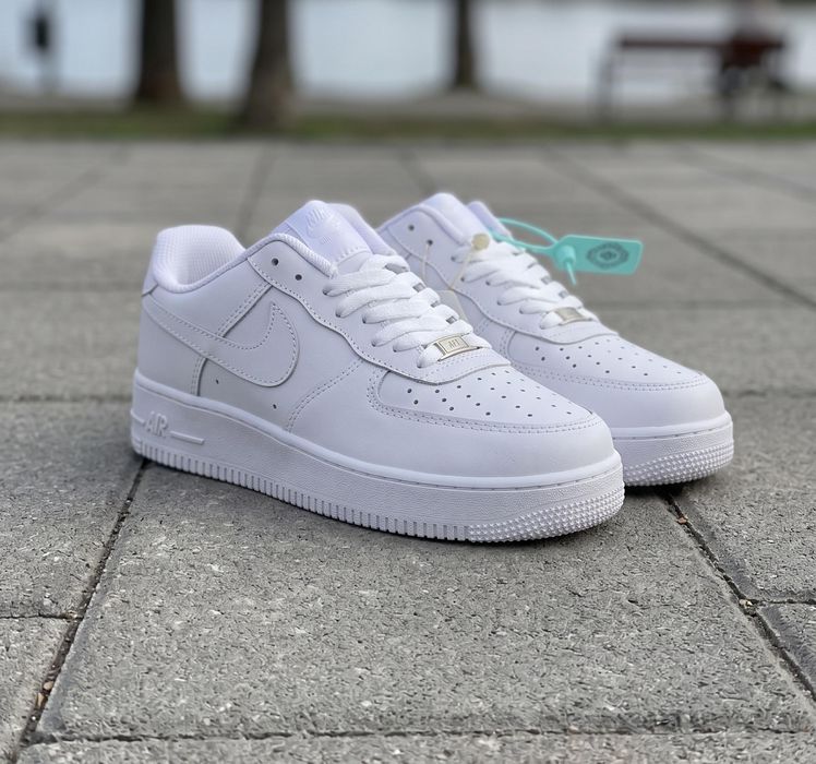 Adidasi Nike Air Force 1 White Alb - Unisex