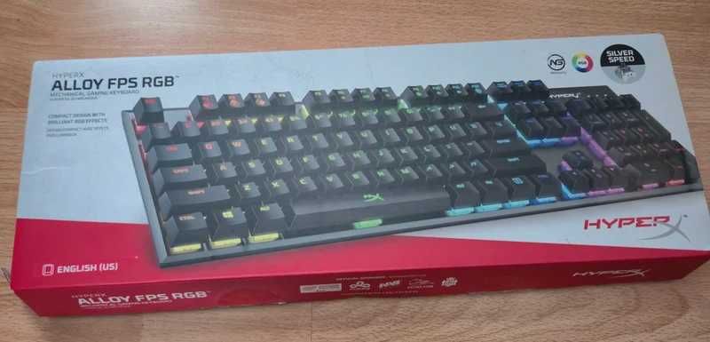Tastatură HyperX Alloy FPS Silver Switch
