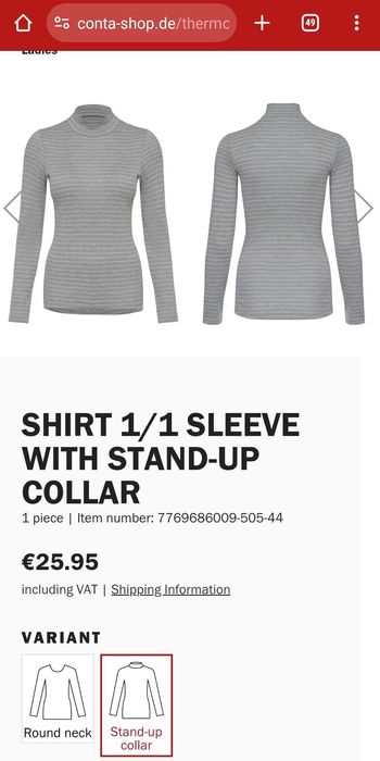 Con-ta female thermal set size 44 – женско термо бельо Con-ta