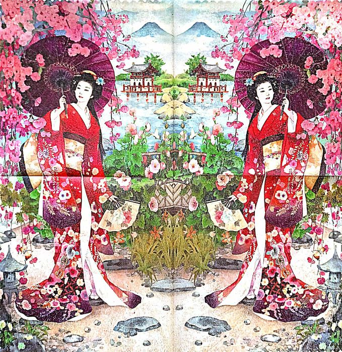 Лот 10 броя салфетки-паяжинки за колекция