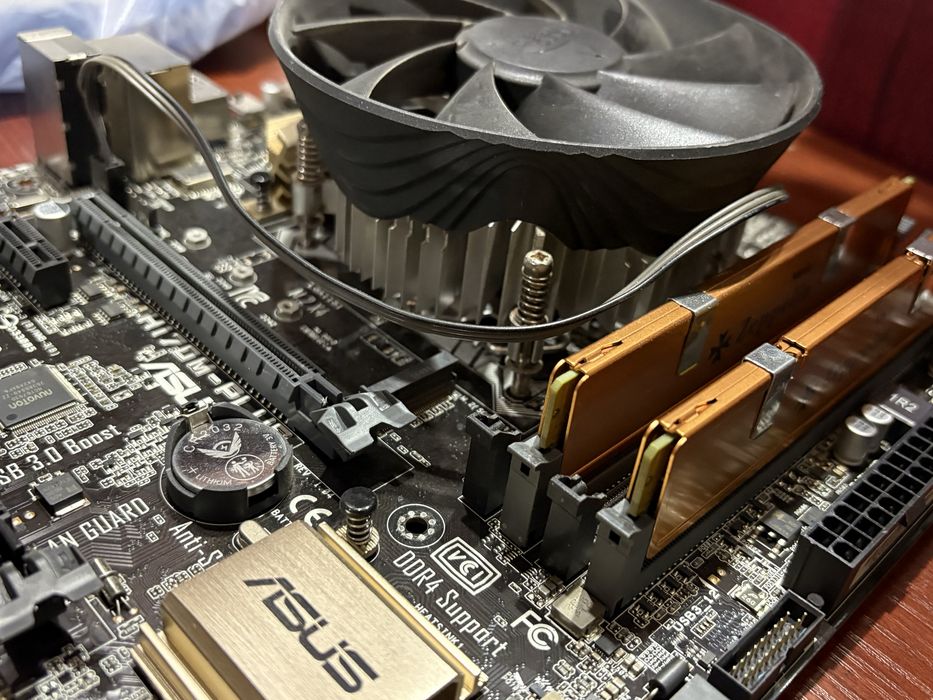 Мать+Процессор+ddr4+кулер