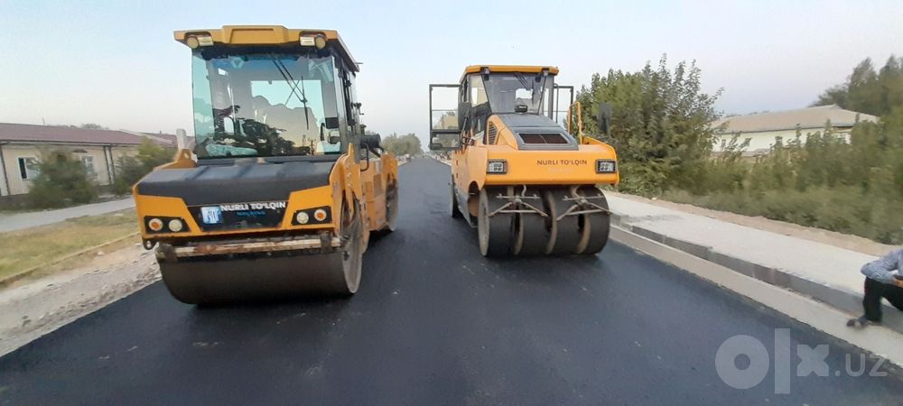 Асфальт хизмати самарканд Навойи вилояти буйлаб Сифатли Асфалтлаш