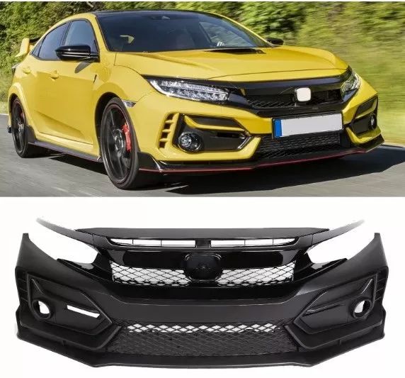 Предна броня за Honda Civic (2016-2021) sedan - Type-R дизайн