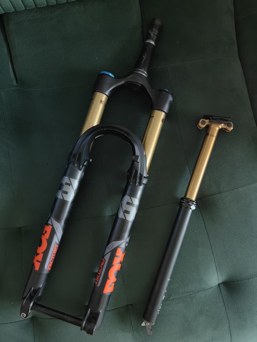 Pachet furca Fox 36 și dropper Fox Transfer Kashima