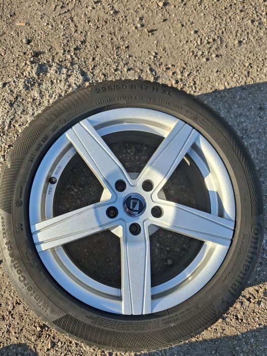 Джанти с гуми 5х112 7.5j et 37 17 цола за ауди/vw/сеат/шкода