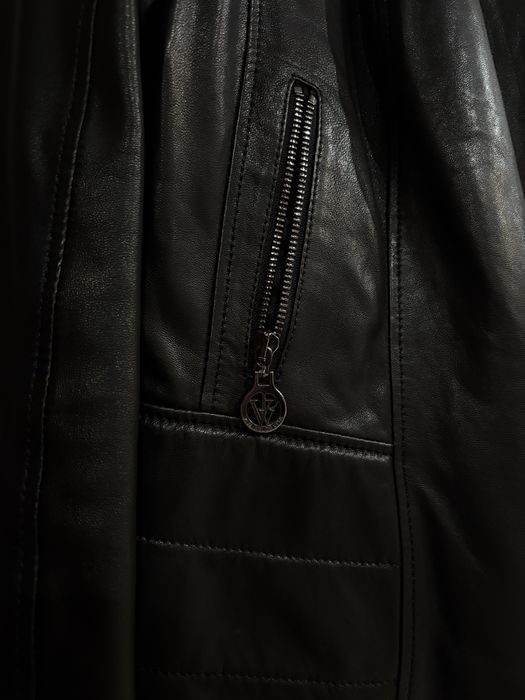 Дамско яке естествена кожа#Massimo Zardi