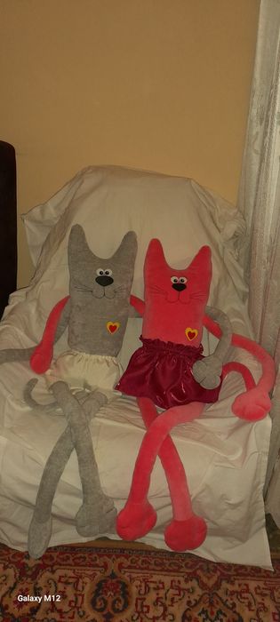 Подарок сувенир мягкие котики.