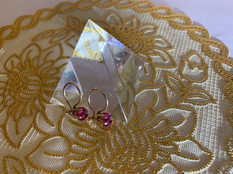 Золотые серьги СССР