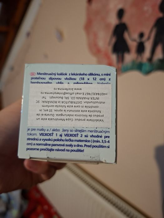 Cupa menstruala noua sigilata marime mica