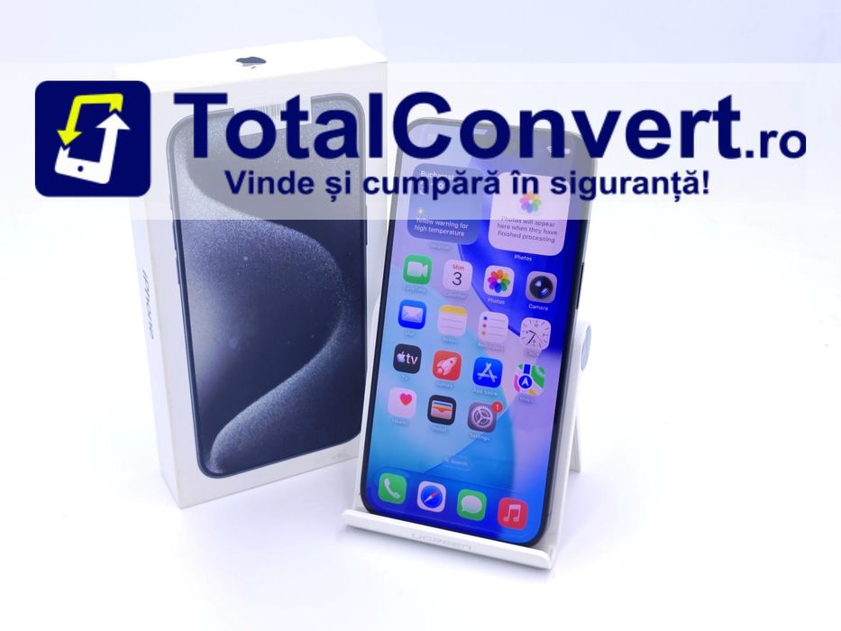 Apple iPhone 15 Pro Max 256GB Black, Garantie 24 luni | #D94905