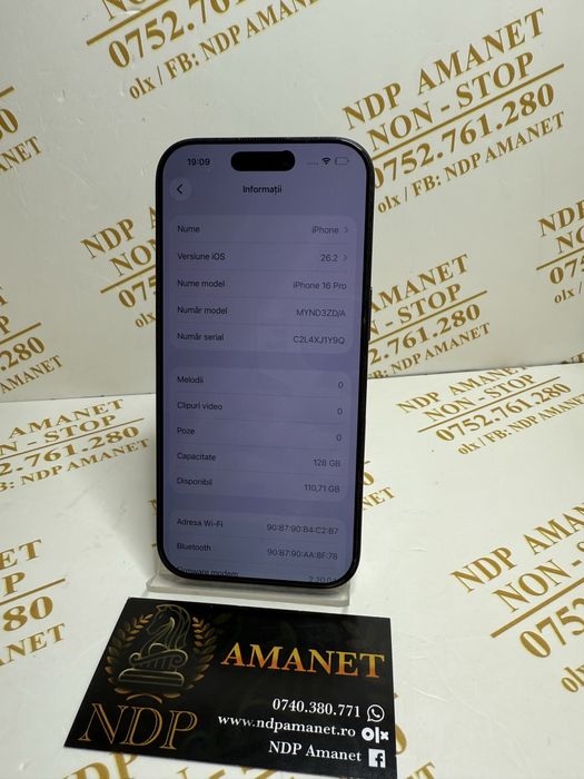 NDP Amanet Braila Iphone 16 Pro (49786)