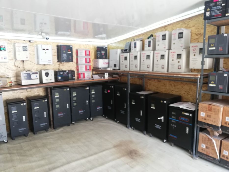 Стабилизаторы напряжения-новые 380/220 ИБП,сварочные аппараты