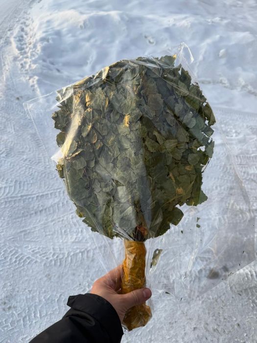 Банные веники ручной заготовки