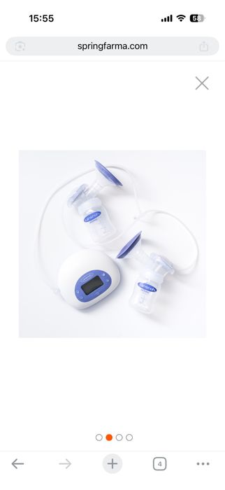 Pompa de sân electrică dublă, 2in1, Lansinoh