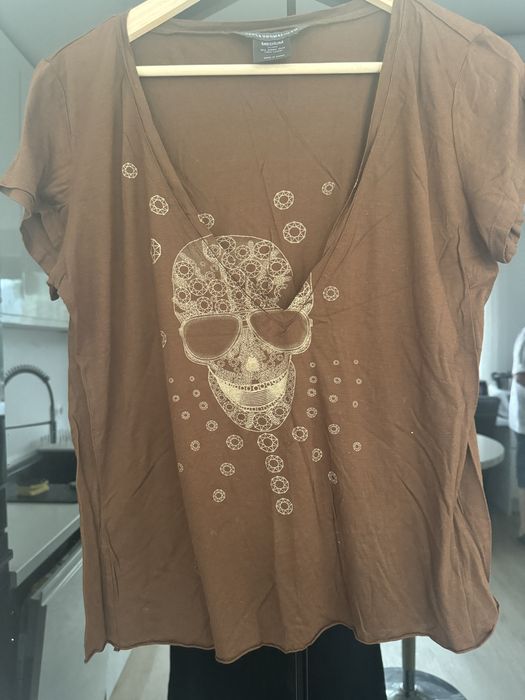 Кафява блуза „Paula Thomas for Thomas Wilde“, М-медиум