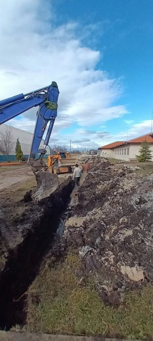 Септична яма , Канализация ,Багер ,Бобкат