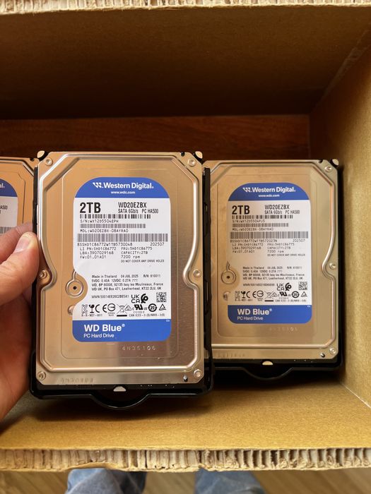 Нови Твърди дискове 2TB WD Blue WD20EZBX