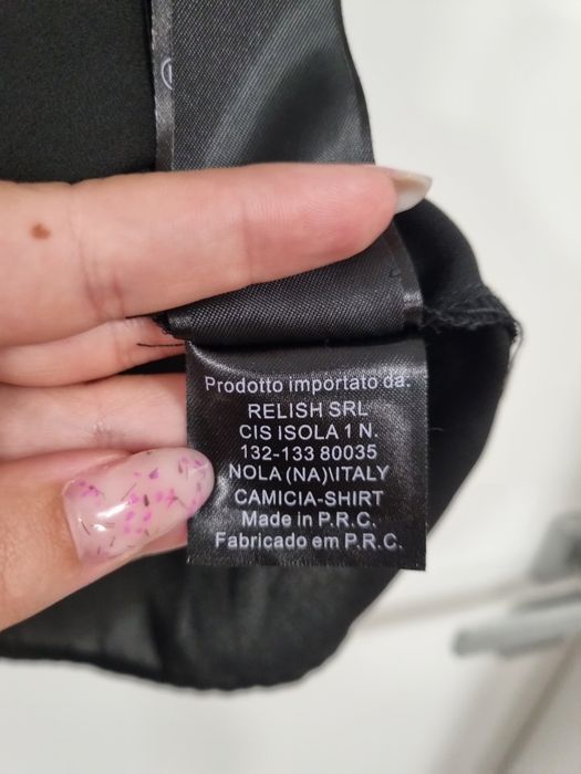 Top elegant Relish cu pene de struț