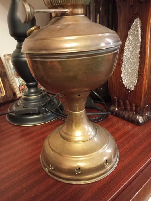 Старинна газова , газена лампа