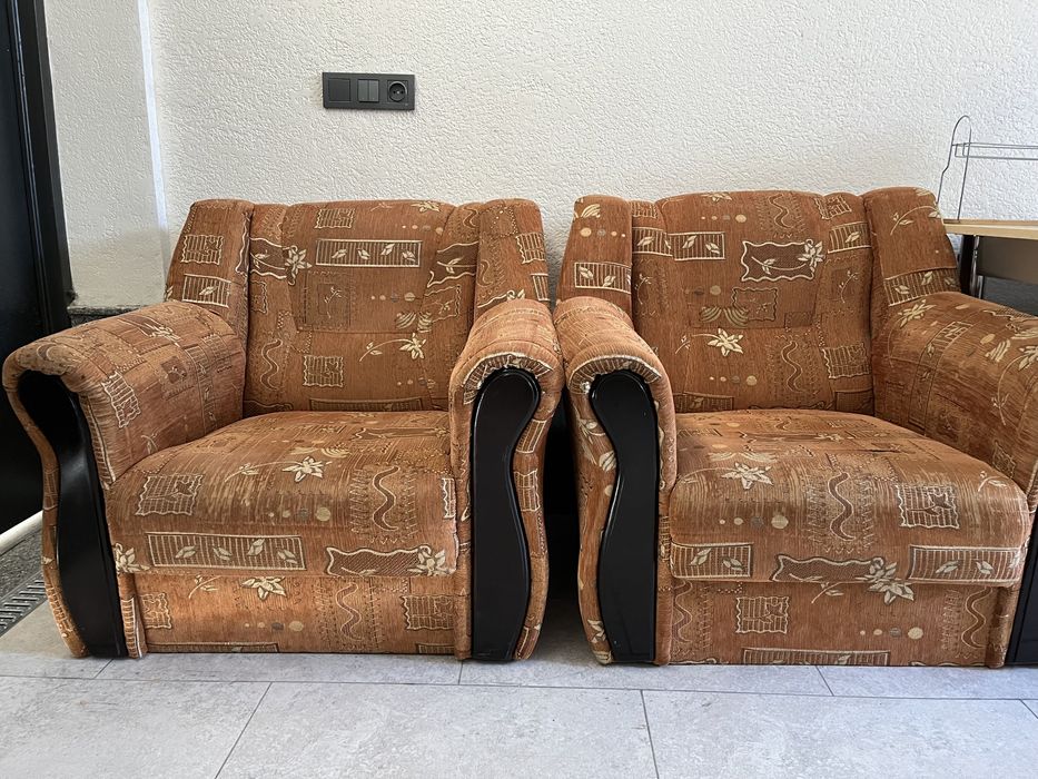 Немецкий диван с керслом