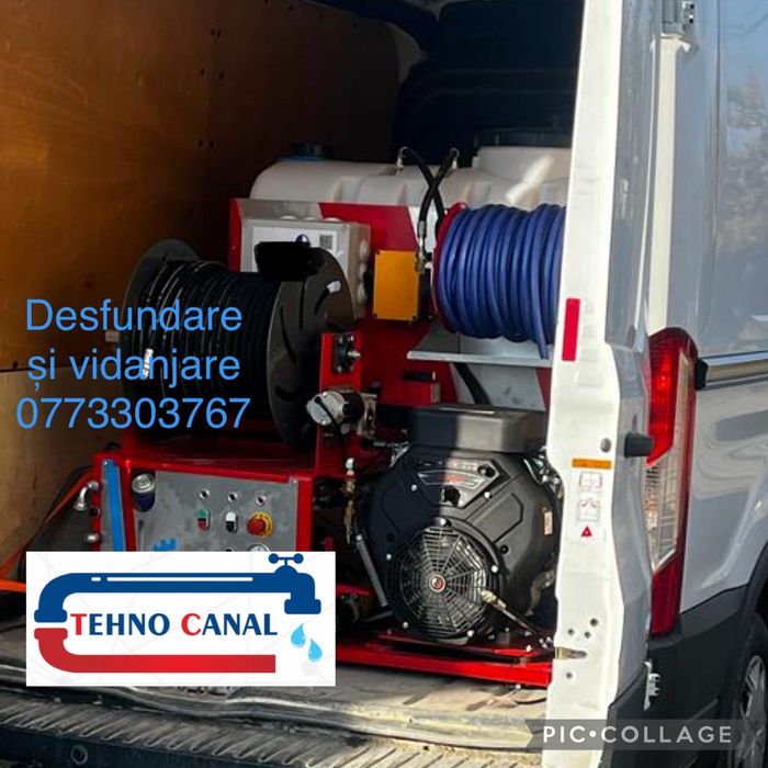 Desfundare canalizare, chiuveta, wc, sifon de pardoseala și vidanjare