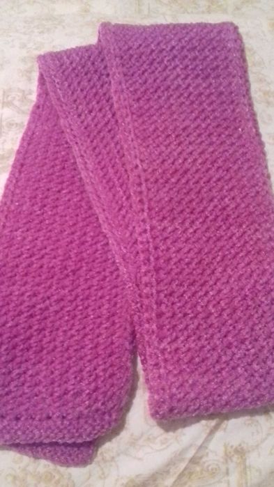 Шал розов зимен не много широк