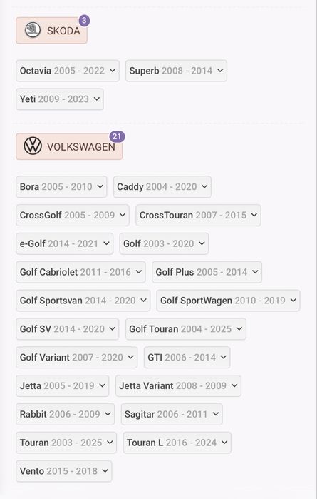 Jante aliaj 16’ Audi, Seat, Skoda Octavia, Vw Golf