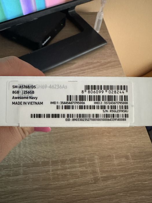 Продавам  Samsung Galaxy A57 5G – 8GB / 256GB – Awesome Navy
