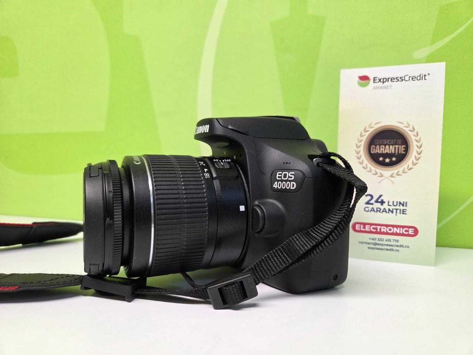 Aparat foto DSLR CANON EOS 4000D (AG.7) Garantie 2 ani