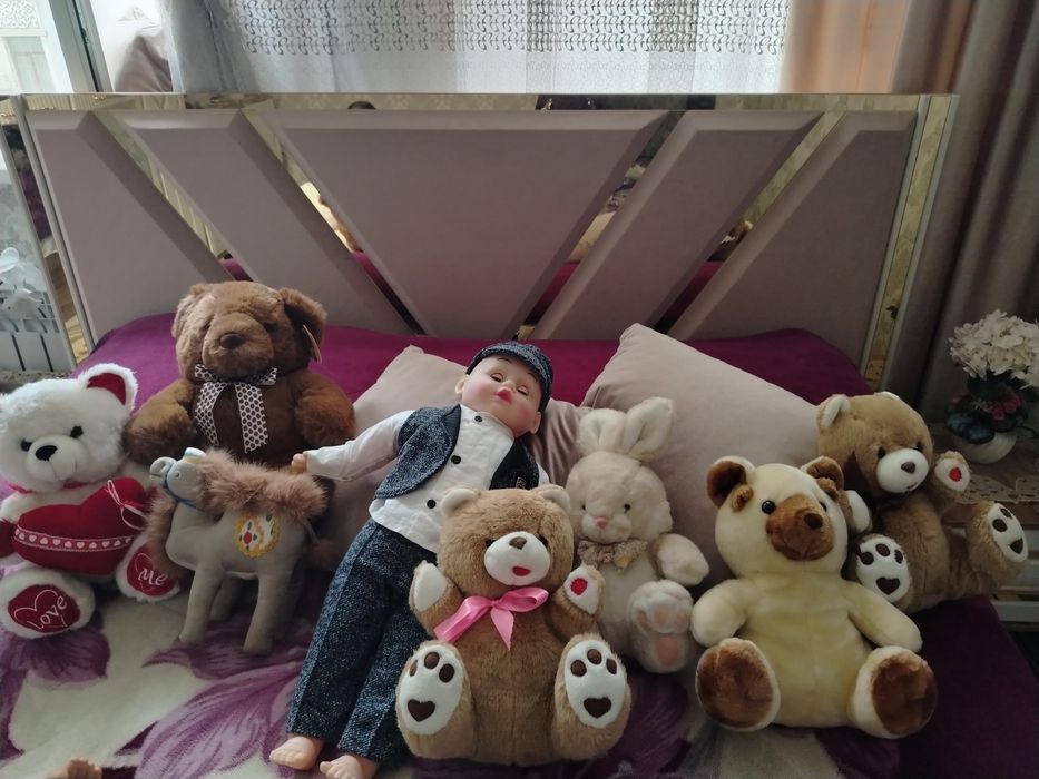 Yumshoq oyinchoqlar sotiladi narxlari uziga qarab