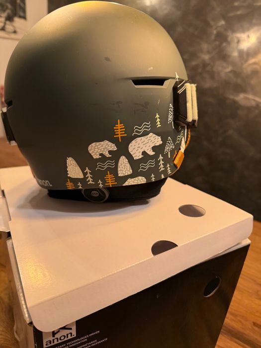 Casca ski/snowboard Anon cu ochelari copii