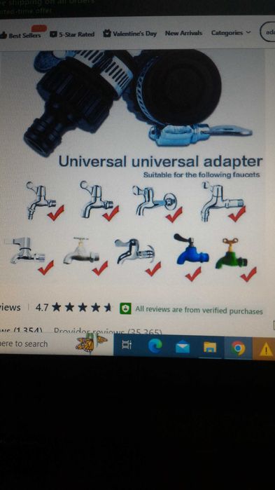 Adaptor conector pentru furtun la robinet