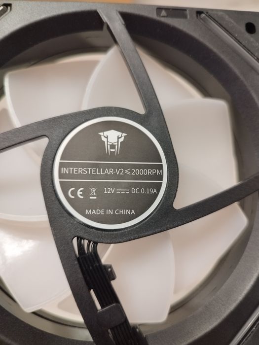 Set 3 ventilatoare Mirror PC Jungle Leopard Interstellar-V2 120mm Rgb, 1850 Rpm, negru