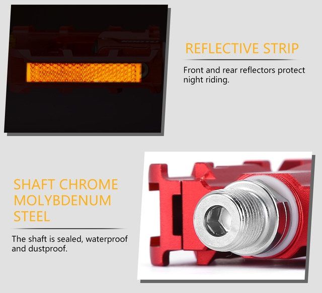 Pedale plianbile aliaj aluminiu cnc platforma antiderapante bicicleta