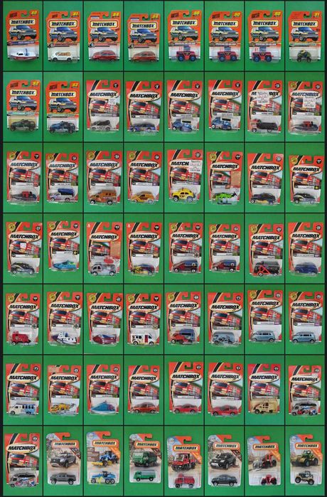 Колекция от колички Matchbox (мачбокс), неразпечатани!