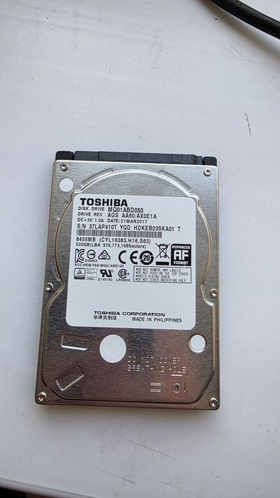 Продам жёсткий диск на 500 гб