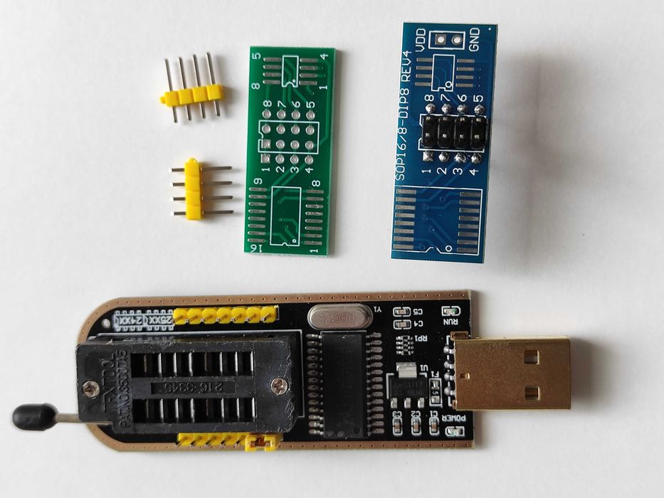 USB программатор на CH341A для 24-25 серий EEPROM Flash BIOS