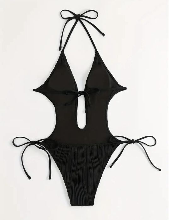 Costum de baie intreg, negru