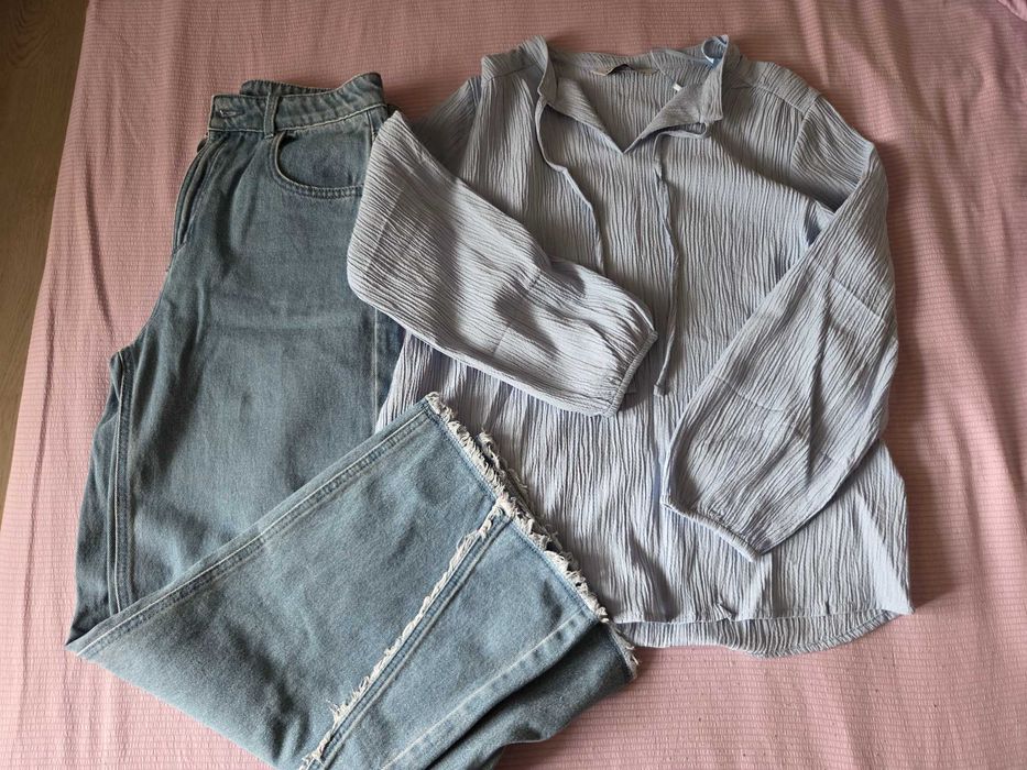 Новые джинсовые брюки